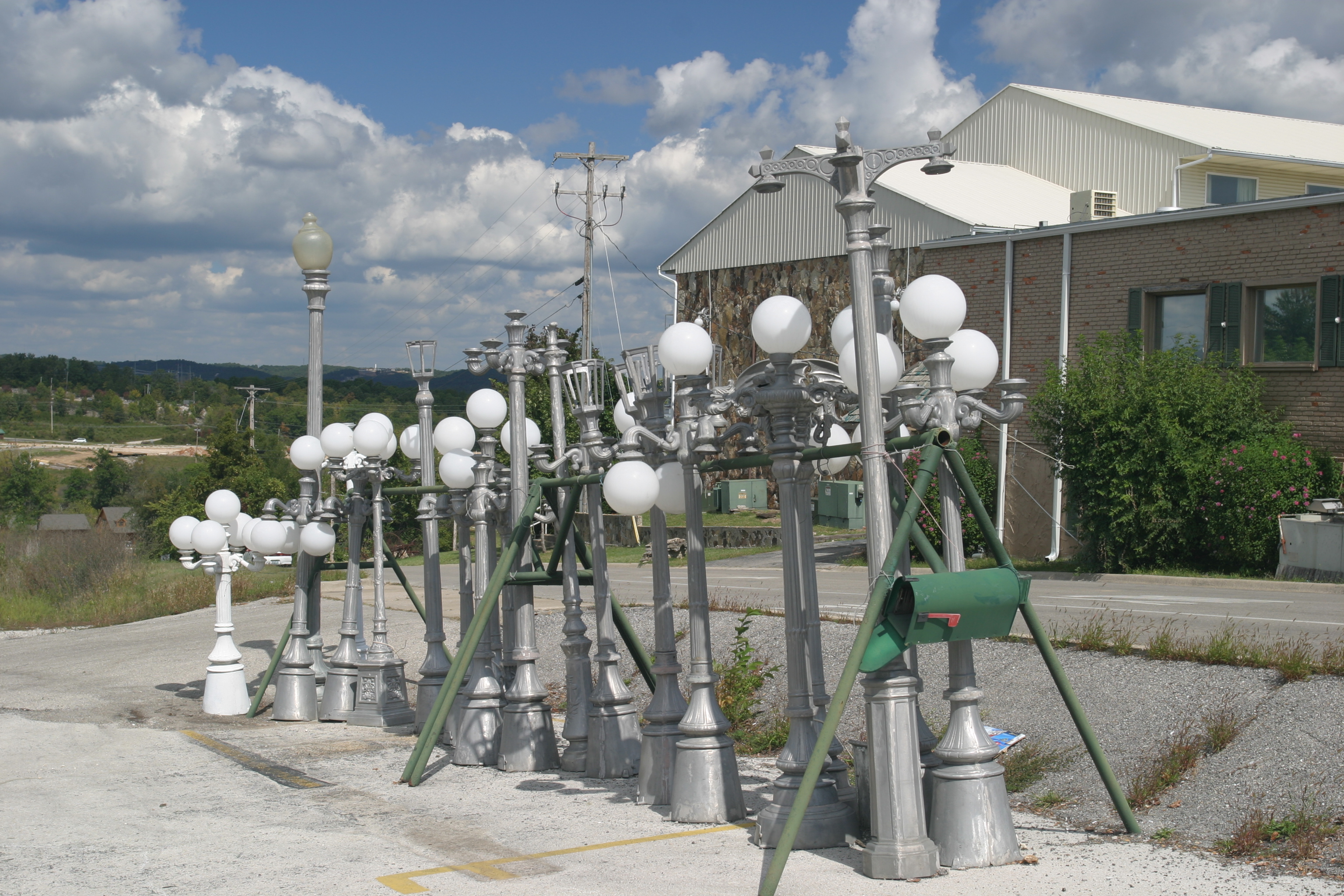 A Streetlamp Graveyard