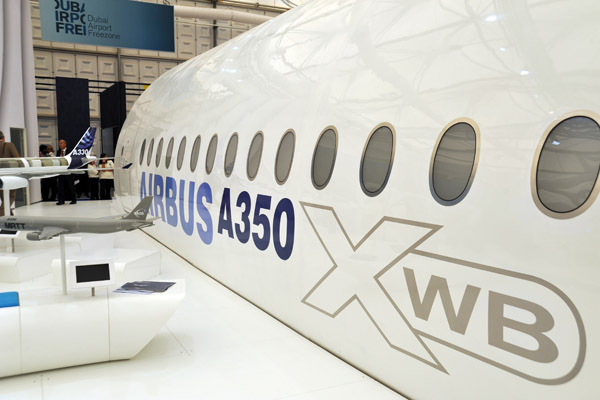 Airbus A350 mockup