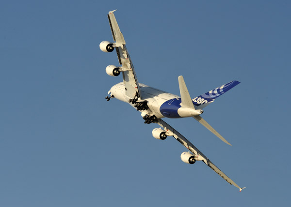 A380 gear retraction