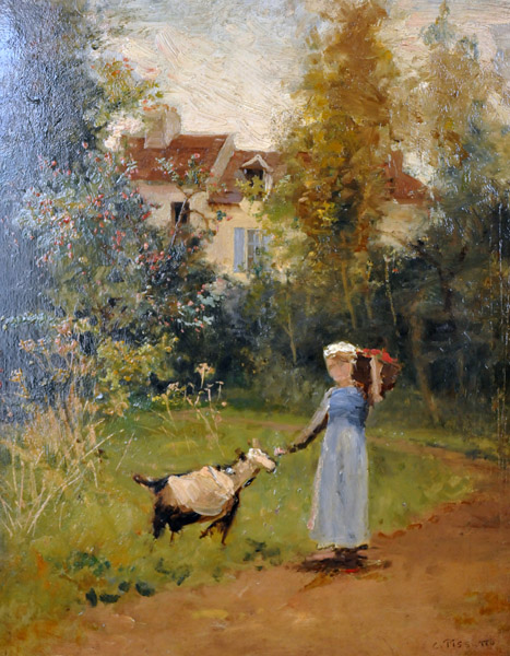 Camille Pissarro, Woman with Goat