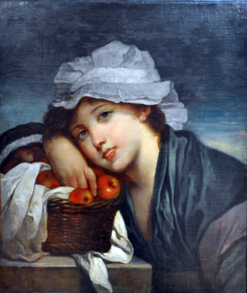 Prema Jean-Baptiste Greuzeu, Girl with a Basket
