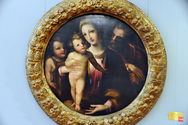 Domenico Beccafumi, Holy Family with St. John the Baptist