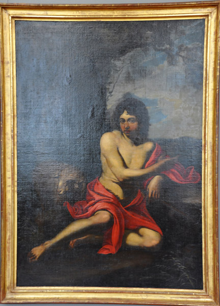 Follower of Caravaggio, St. John the Baptist in the Desert