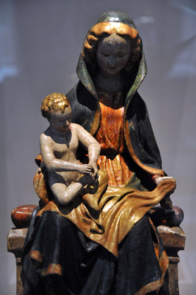 Madonna and Child Enthroned, Northern France, 14th C.