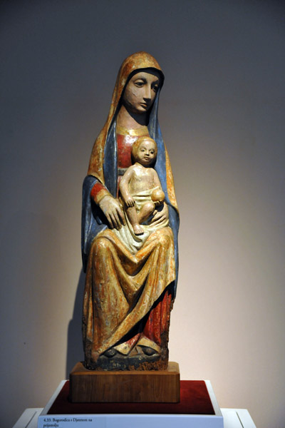 Madonna and Child Enthroned, Italian, 2nd half of the XIV Century