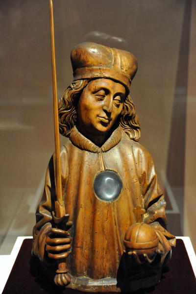 Reliquary in the form of a Nobleman, Netherlands, XV Century