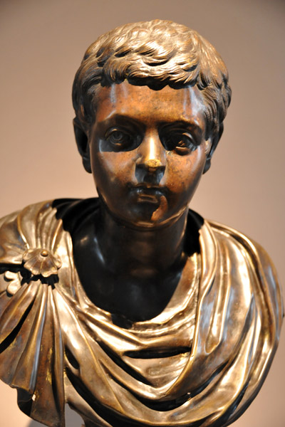 Portrait of a Roman Prince, bronze copy of an ancient original