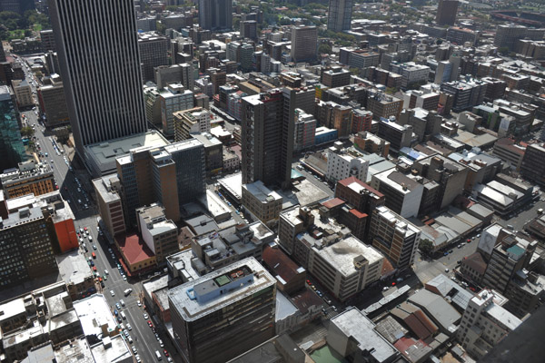 Downtown Johannesburg - northeast from the Carlton Centre