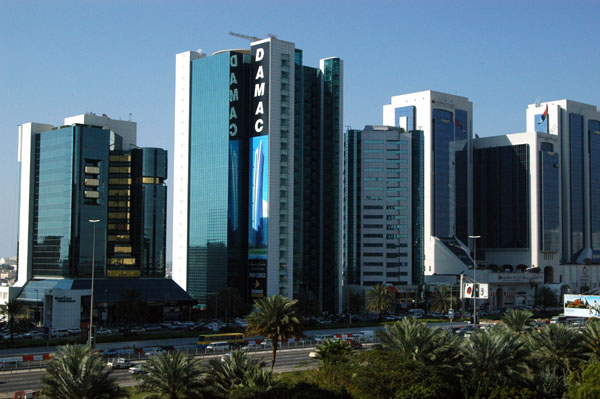 Damac and Crown Plaza, Sheikh Zayed Road