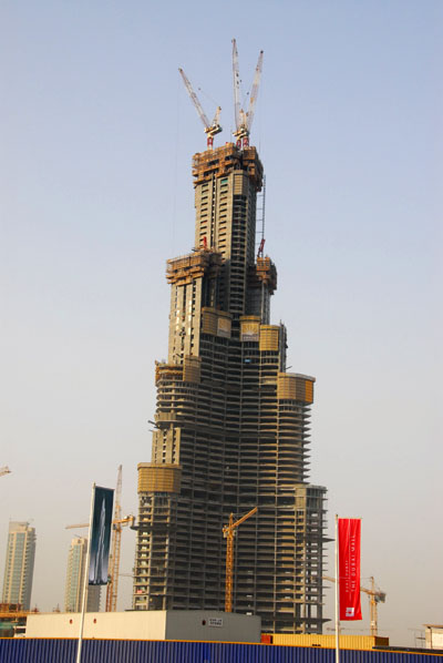 Burj Dubai construction Sep 06