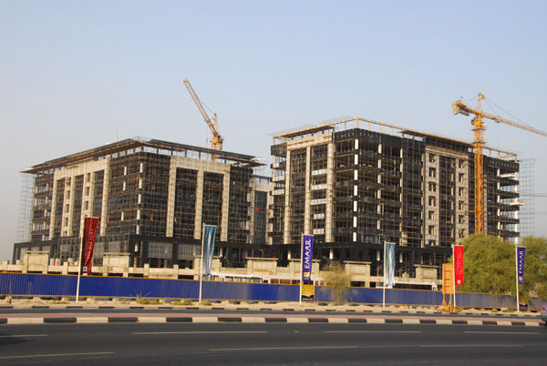 Office blocks at the Defense Roundabout