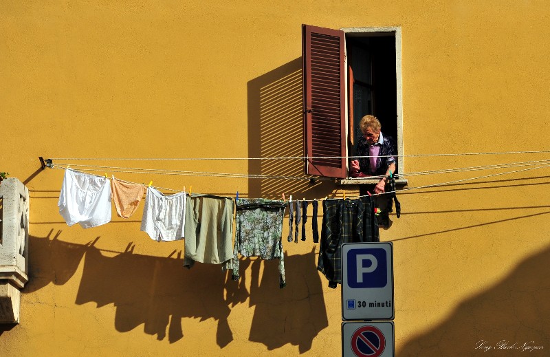 Sunday wash in Asciano