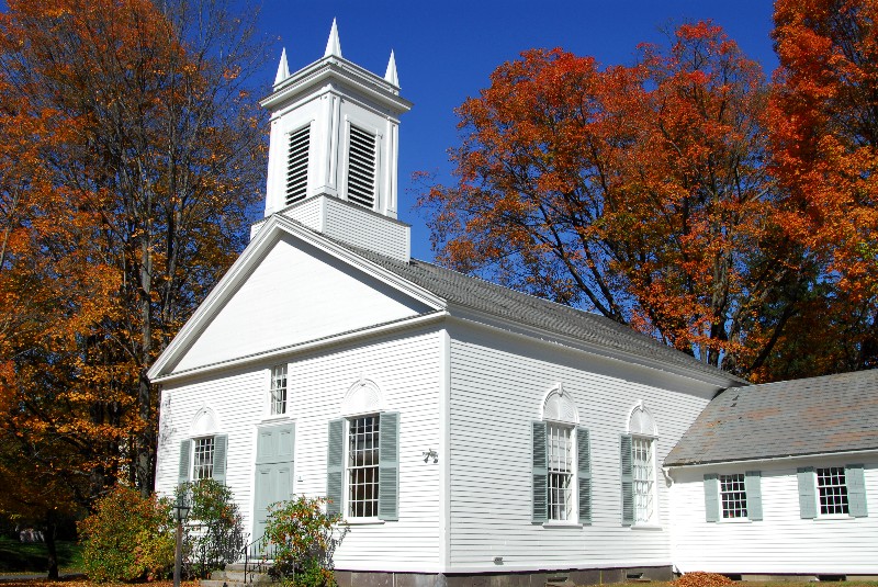 white town building