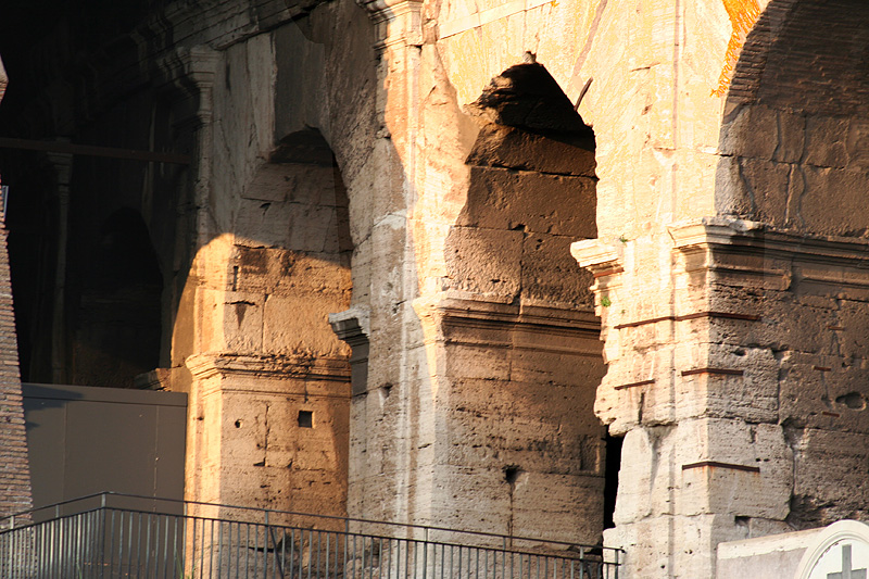 Closeup of bottom of Arch