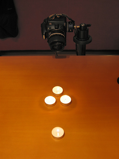 November 7 - Four Candles setup