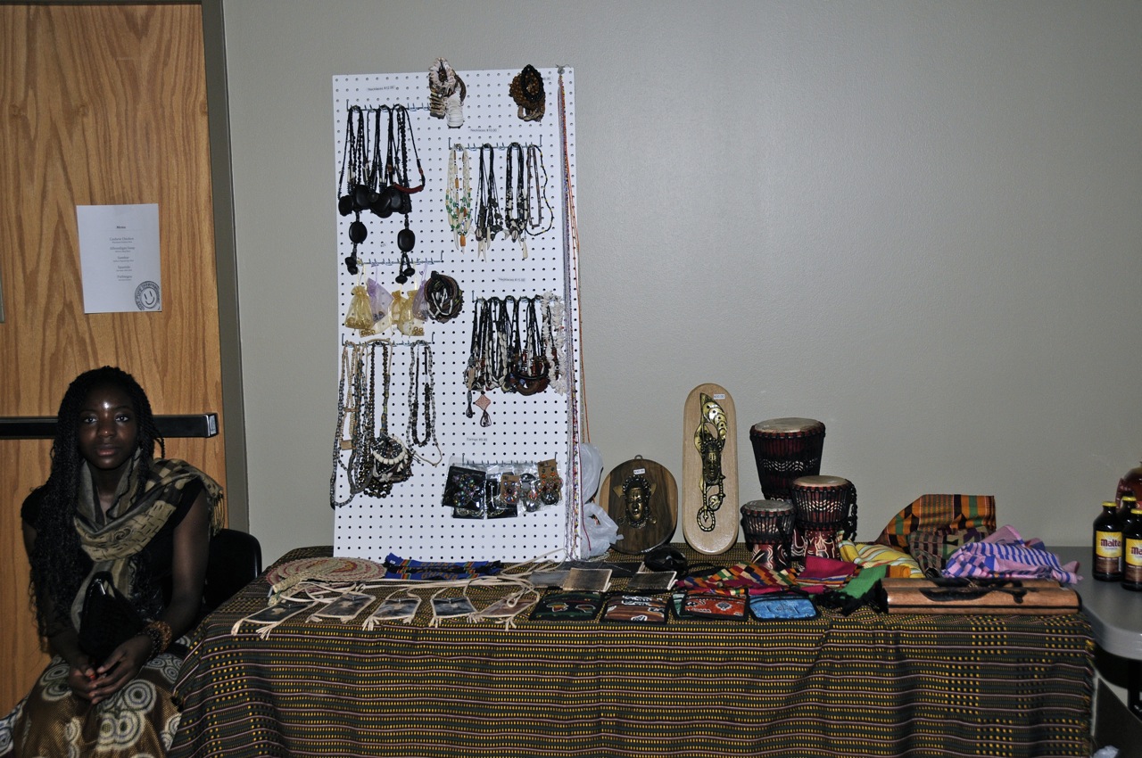 ISU International Night 2011 African student selling African items _DSC1726.jpg