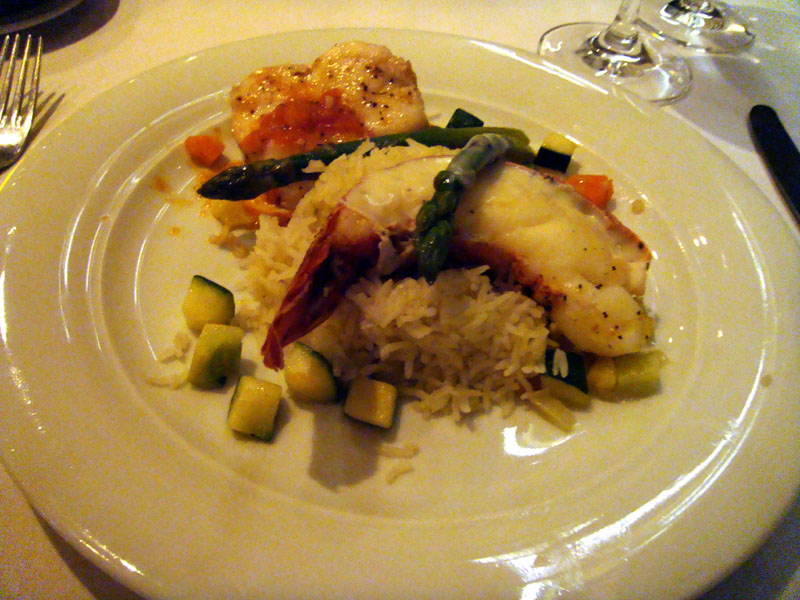 Oct 2 Dinner Half lobster