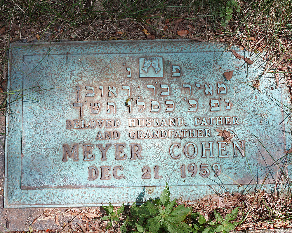 Meyer Cohen gravestone
