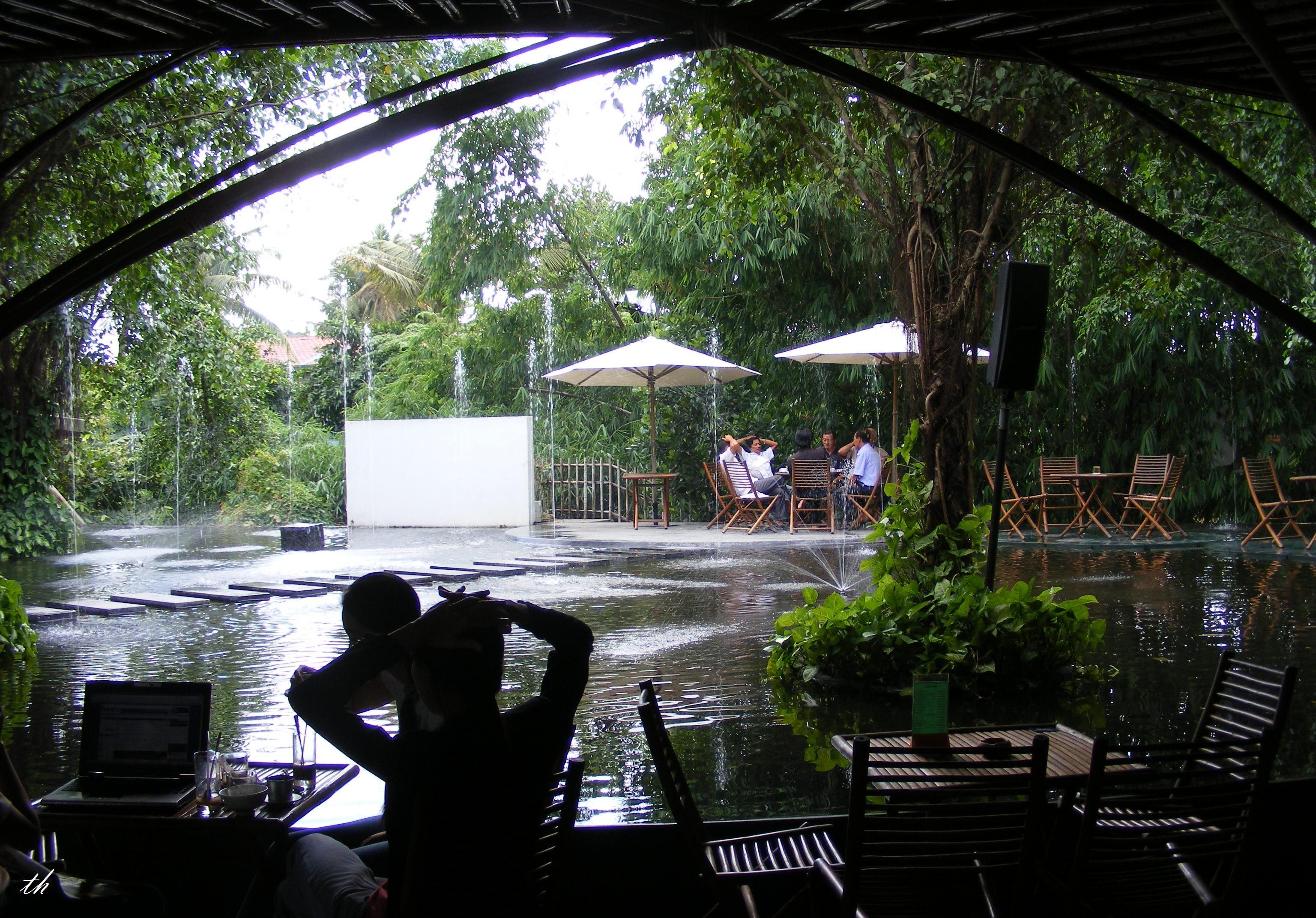 Bring your laptop here and surf ...
