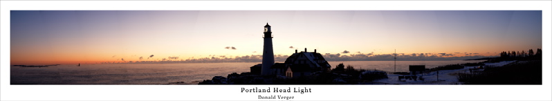 Jan 17#2 A SEA OF SEA SMOKE BLANKETS THE ATLANTIC OCEAN AND SURROUNDS THE PORTLAND HEAD LIGHT