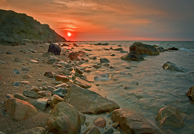 _MG_1172 Sunrise at Mohegan Bluffs