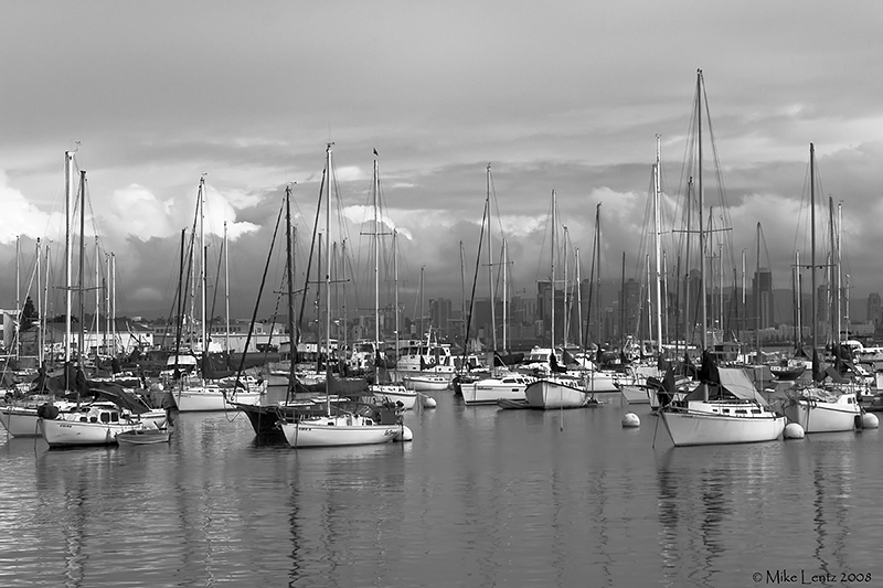 Shelter Island sailboats (San Diego, CA)