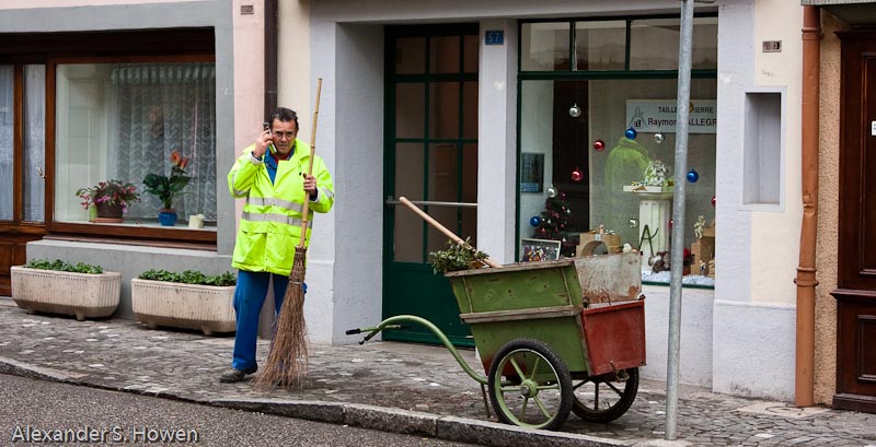 Old broom