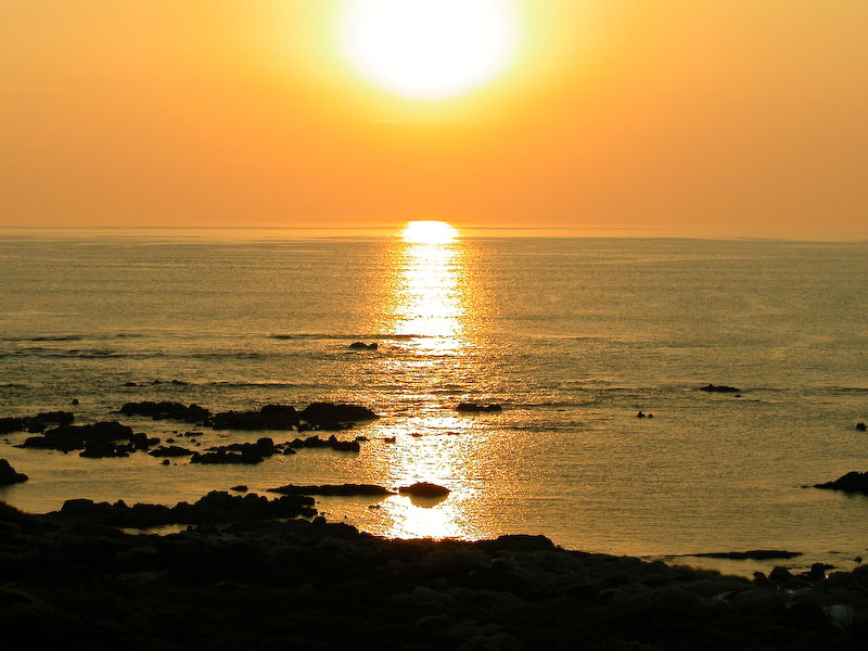 Radiant sunset
