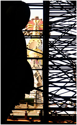 Sagrada Familia silhouette