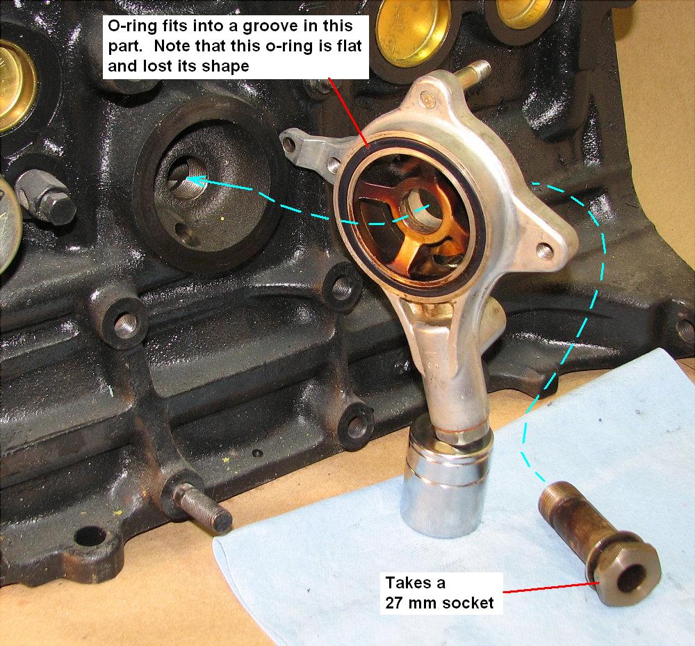 No.1 Oil filter bracket