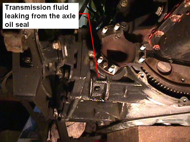 transmisson fluid leak