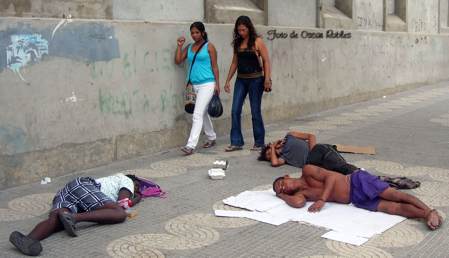 La pobreza tapiza las calles de Barranquilla .The poverty covers Barranquilla streets
