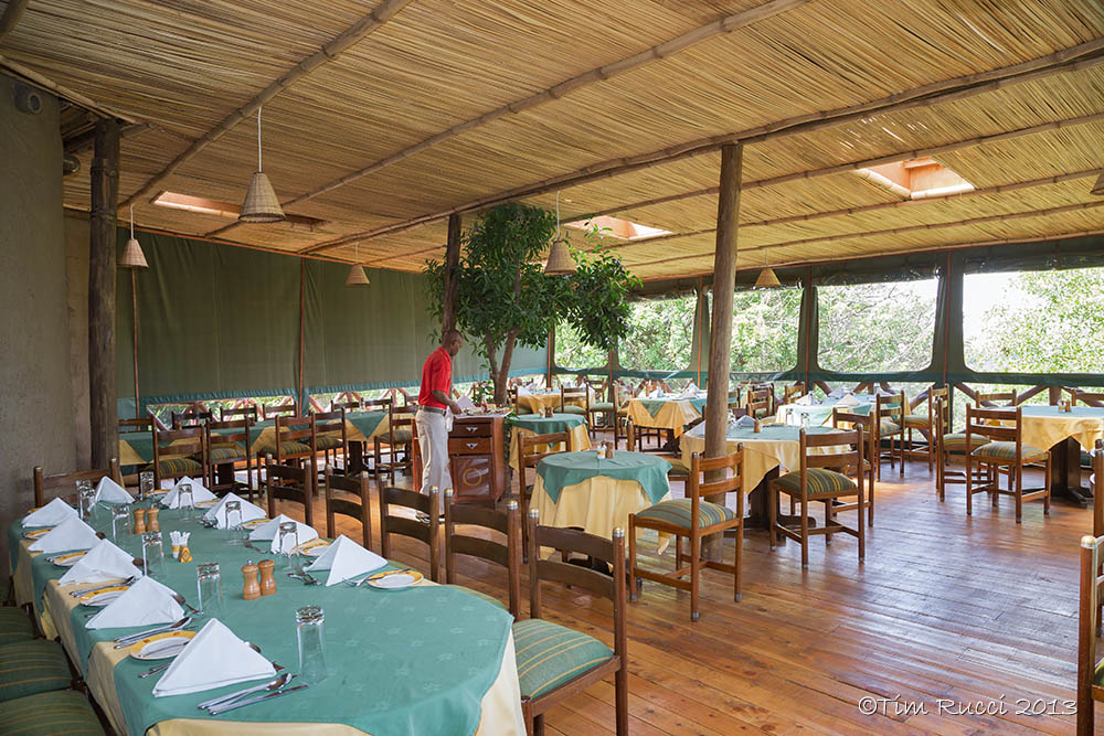1DX10765 - Dining Area at the Serena Mara Lodge