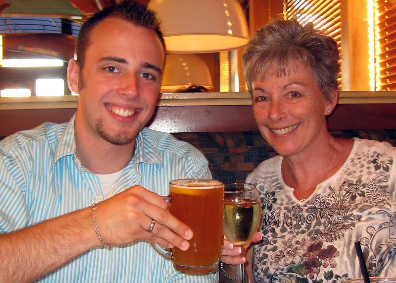 Harrys first legal drink