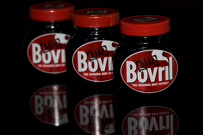 Bottles of Bovril