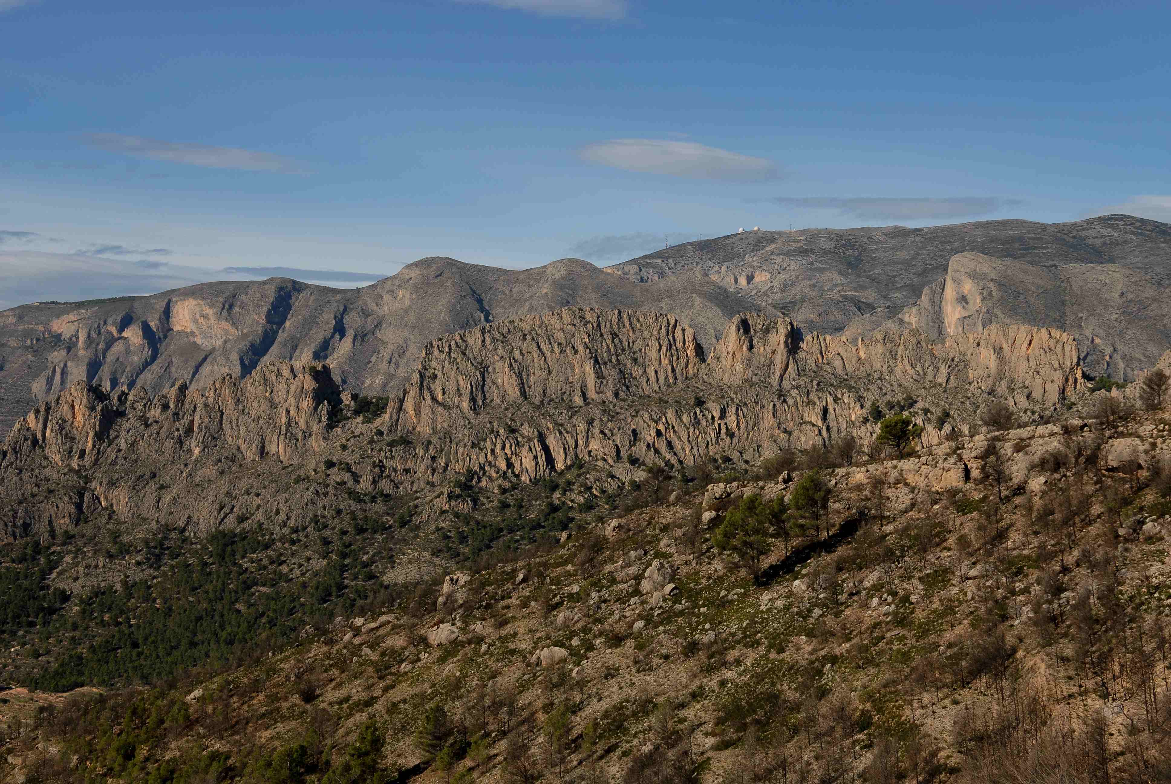 Mountains near La Nucia, Alicante