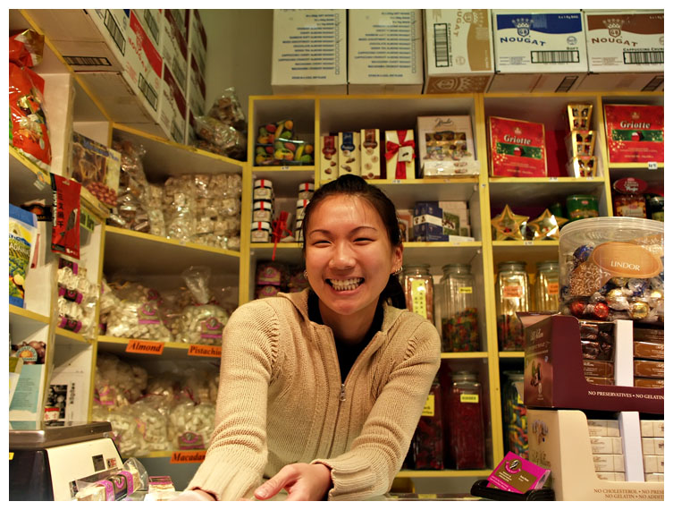 Sweet sellers sweet smile