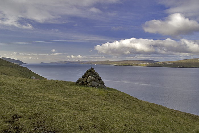 Wiev from Toftir, Eysteroy to Torshavn