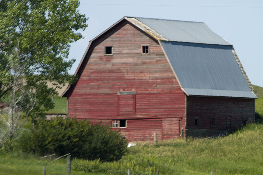 Barns along the Highway