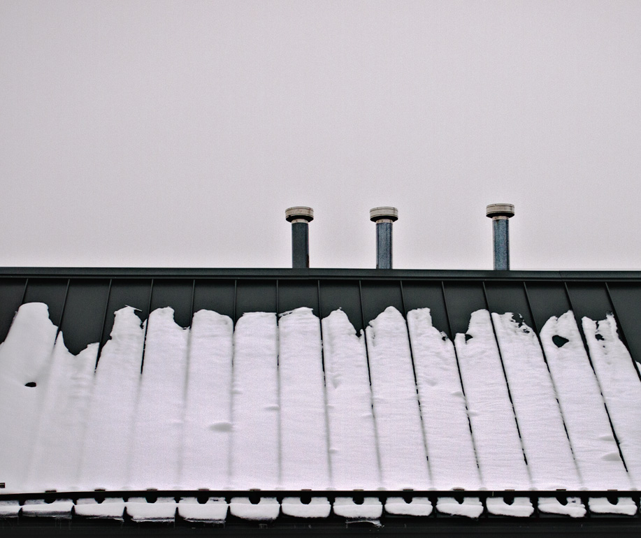 A gray winter day.