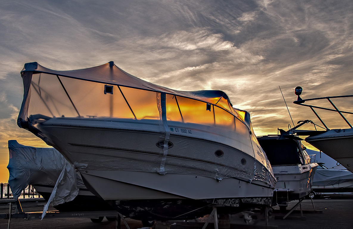 Sunset at the marina. #2