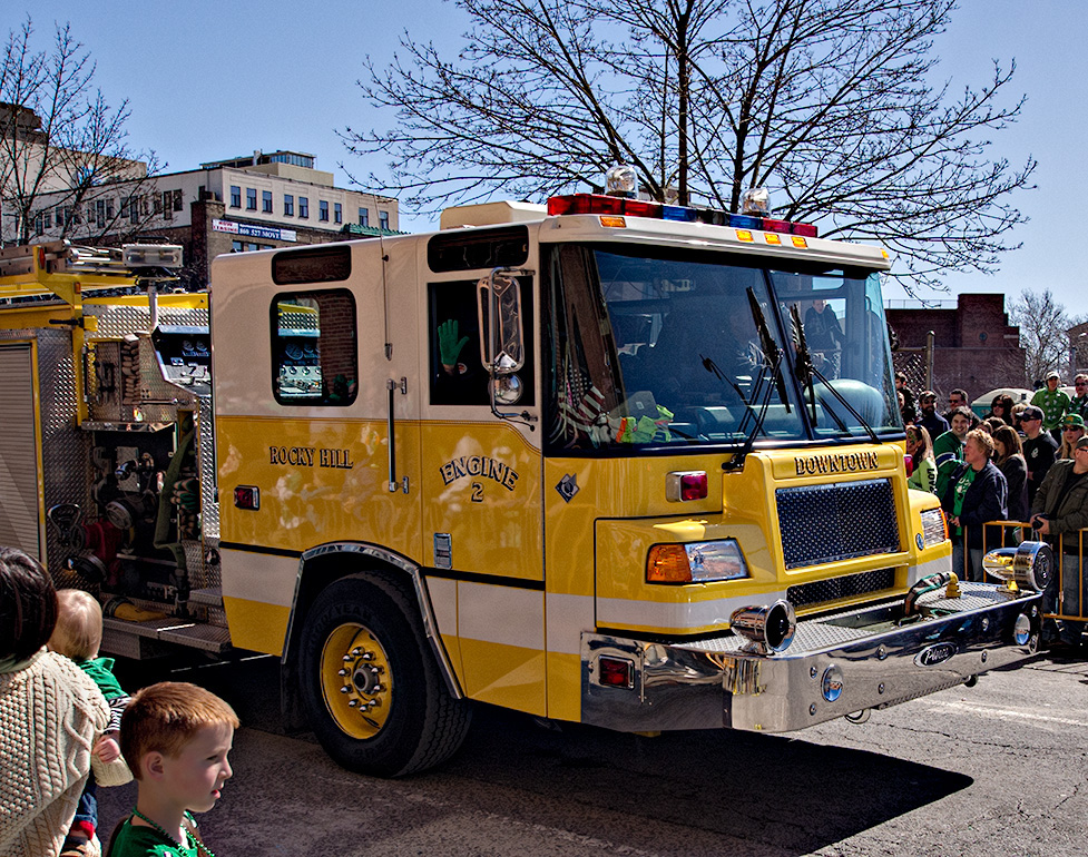 Yellow Fire Engine