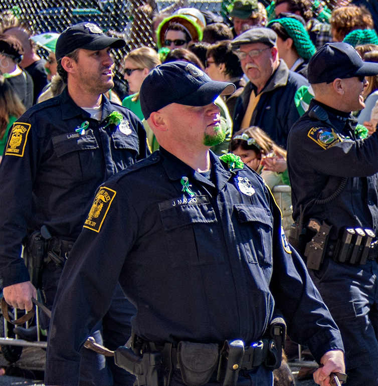 Decked out for St. Patricks Day.