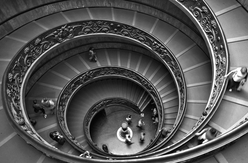Vatican Museum B&W