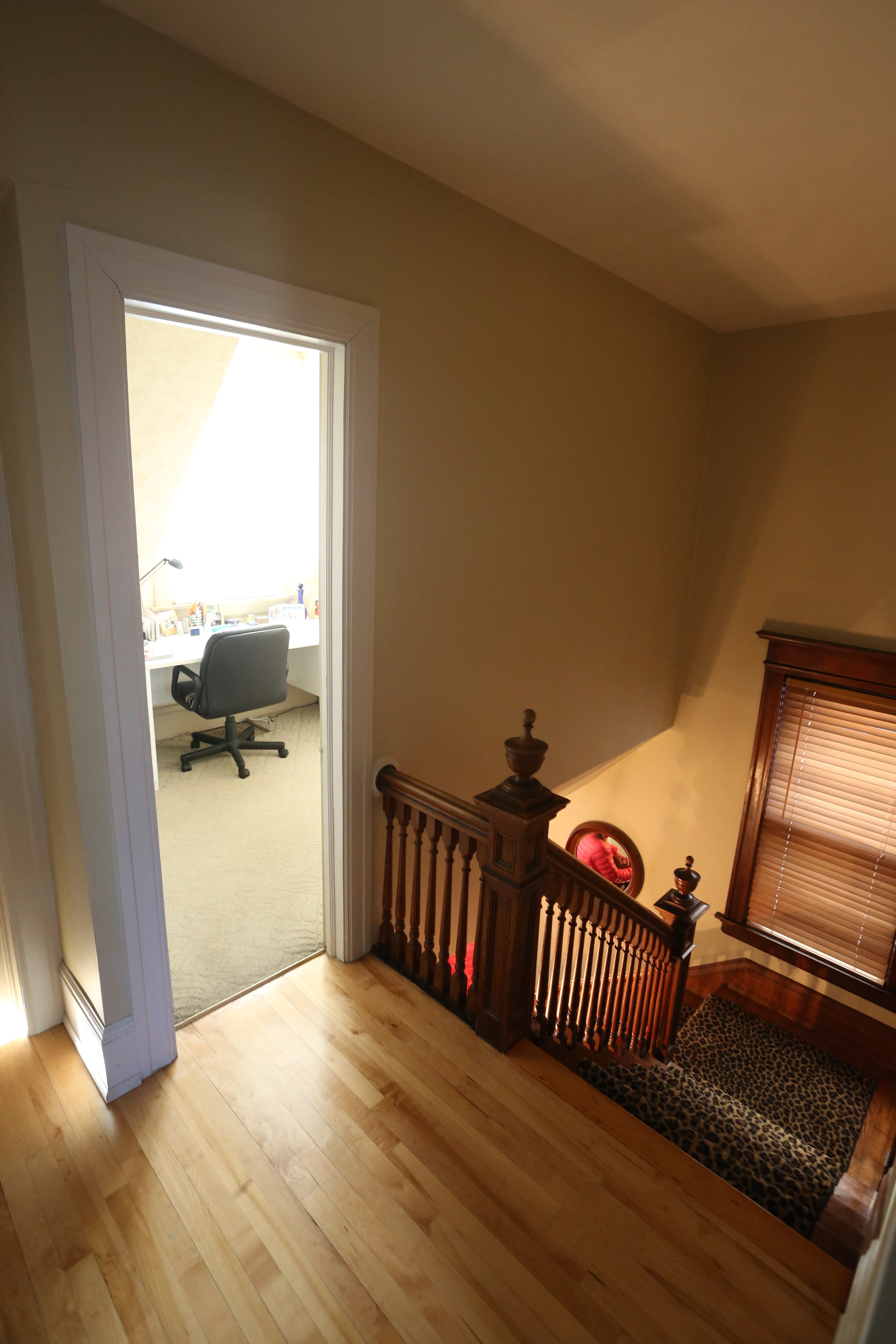 2nd floor office - bedroom from top of main stairs