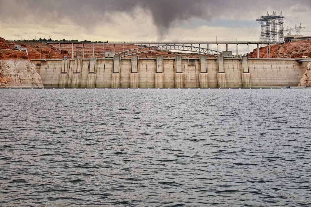 The Dam from Lake Powell
