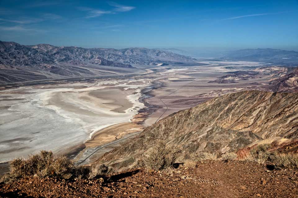 Death Valley from Dantes View 5000, feet above