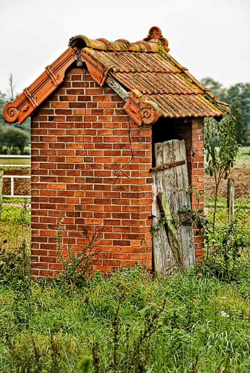 A brick one