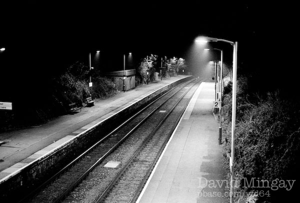 Waiting for a train