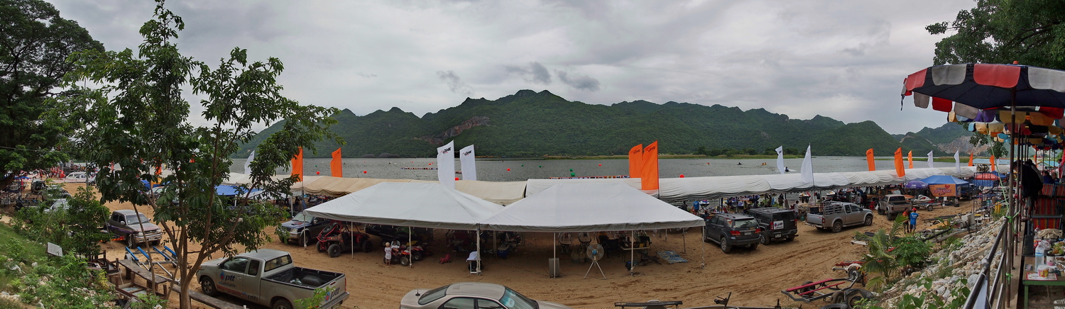 Kan Jet-ski Venue June 2011 from up on top. The Thai Veiw